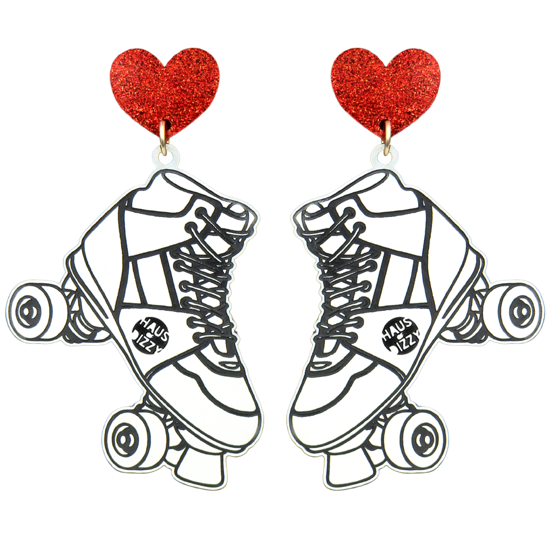 Haus of Dizzy x Bianca Beers 'Roller Skate' Earrings