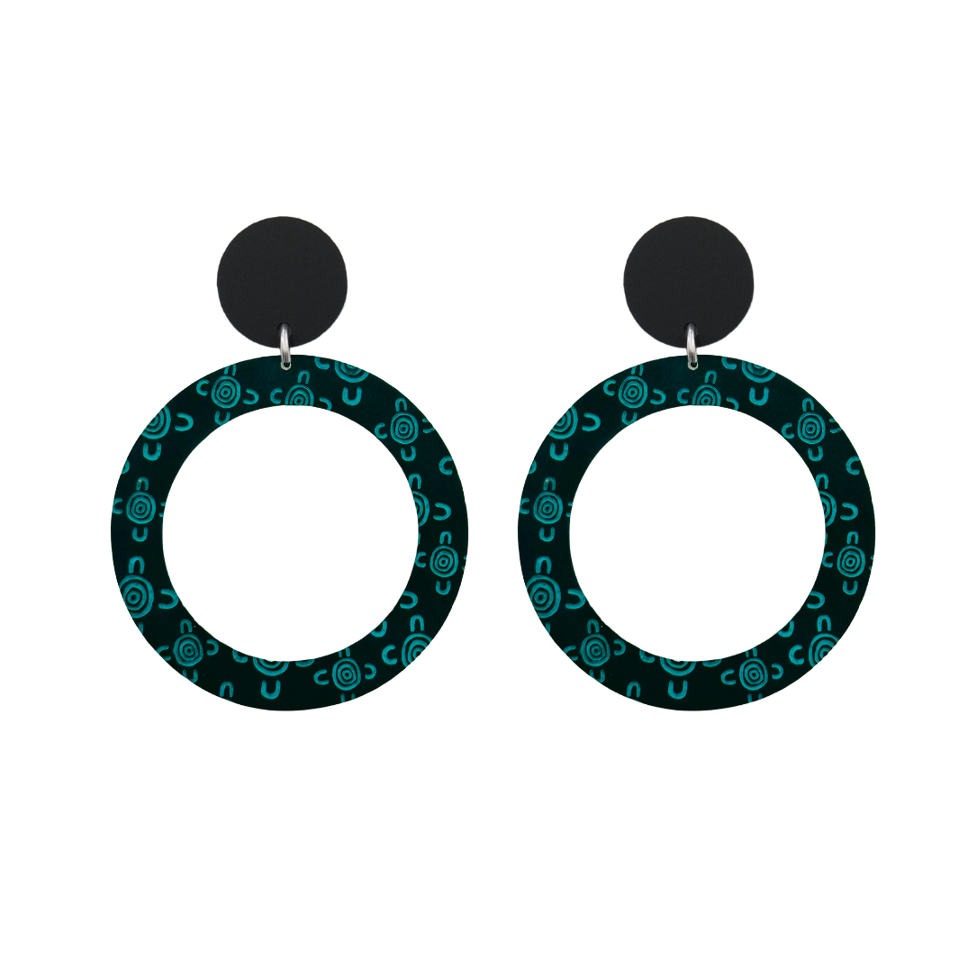 Haus of Dizzy Blak Collection - 'Meeting Place' Hoop Earrings
