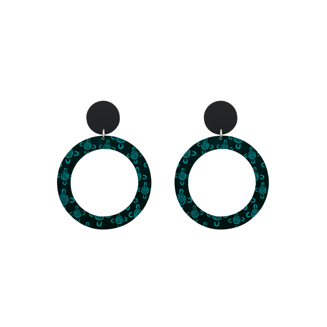 Haus of Dizzy Blak Collection - 'Meeting Place' Hoop Earrings