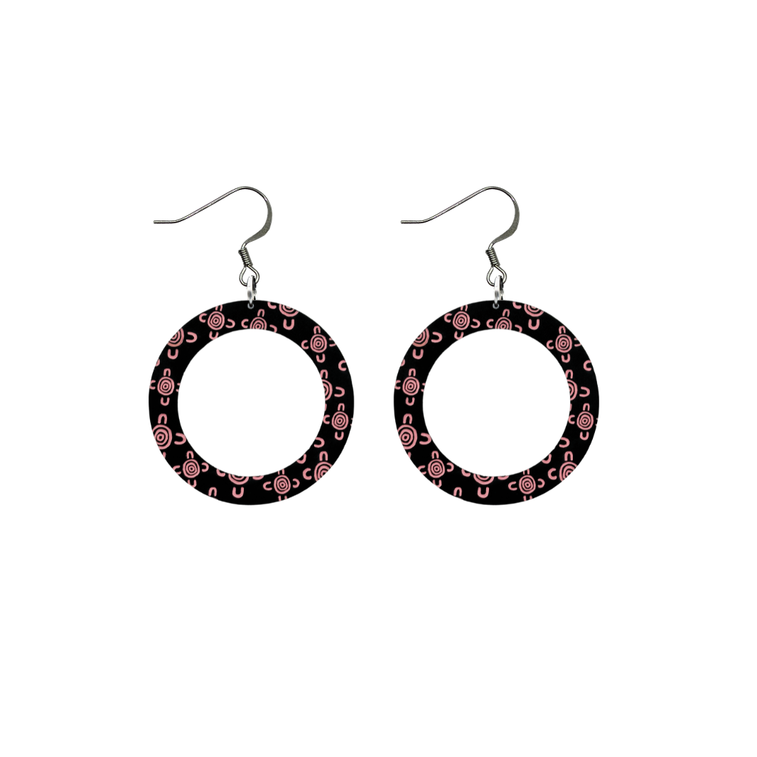 Haus of Dizzy Blak Collection - 'Meeting Place' Hoop Earrings
