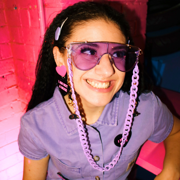 Haus Of Dizzy Heartbreaker 'Eye Candy' Sunglasses Chain