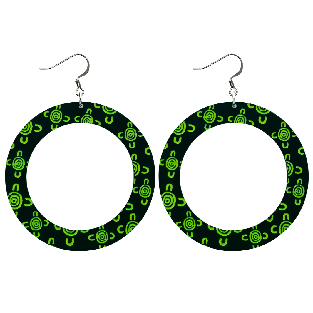 Haus of Dizzy Blak Collection - 'Meeting Place' Hoop Earrings