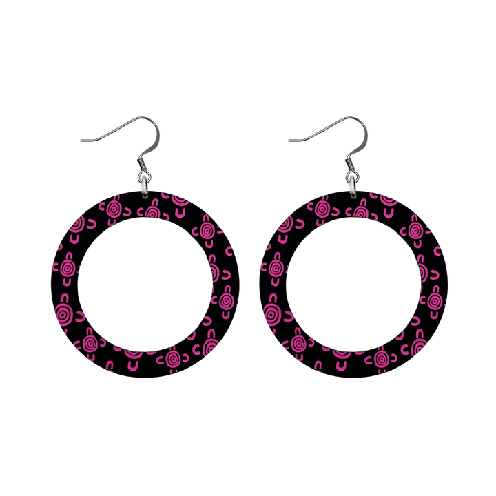 Haus of Dizzy Blak Collection - 'Meeting Place' Hoop Earrings