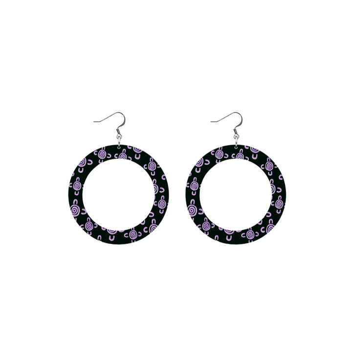 Haus of Dizzy Blak Collection - 'Meeting Place' Hoop Earrings