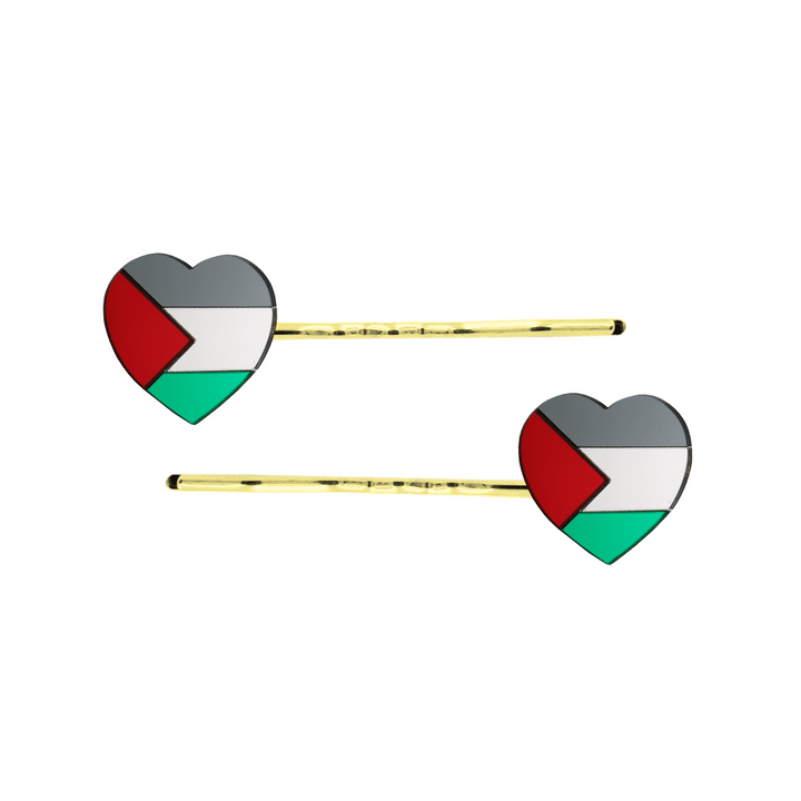Haus of Dizzy 'First Nations Pride' Mirror Flag Hair Pins ✊🏻✊🏼✊🏽✊🏾✊🏿